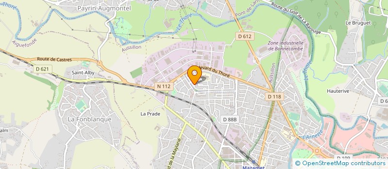 localisation de l'entreprise AMICALE FRANCO-PHILIPPINE DU TARN  AUSSILLON