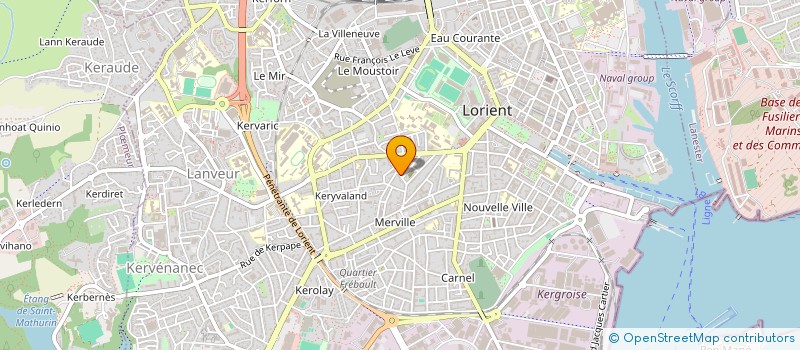 localisation de l'entreprise AMICALE FRANCO VIETNAMIENNE  LORIENT