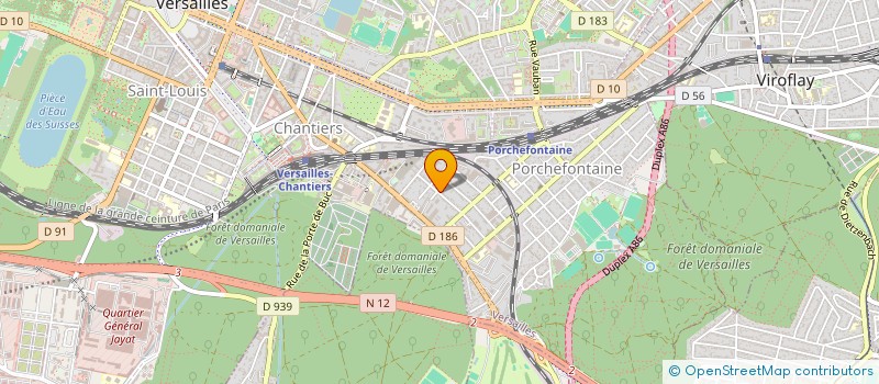 localisation de l'entreprise AMICALE FRANCOPHONIE (AMIF) à VERSAILLES