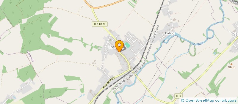 localisation de l'entreprise AMICALE FREISTROFF FETES ET LOISIRS  FREISTROFF