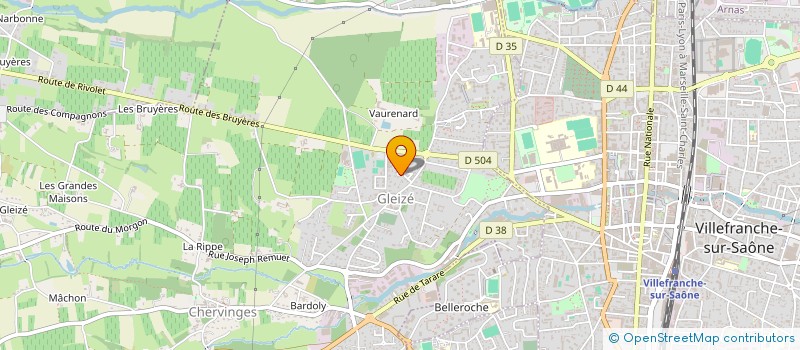 localisation de l'entreprise AMICALE GROSSISTES RHONE ALPES  GLEIZE