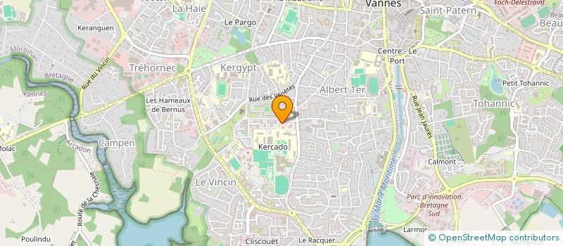 localisation de l'entreprise AMICALE GROUPE SCOLAIRE JACQUES PREVERT à VANNES