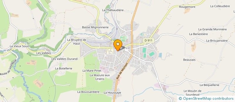 localisation de l'entreprise AMICALE GYM SENIOR DE SOURDEVAL  SOURDEVAL