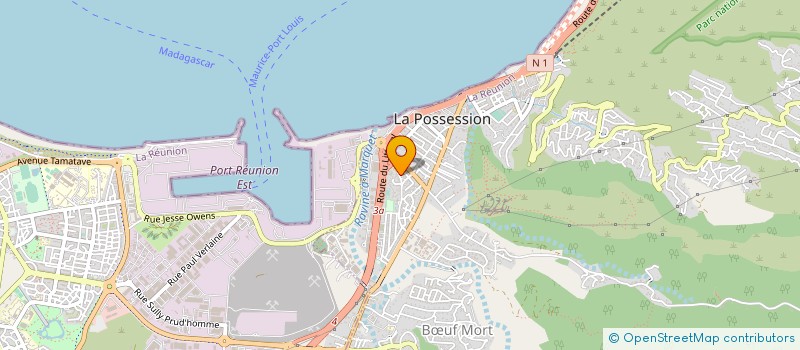 localisation de l'entreprise AMICALE HENRI LAPIERRE à LA POSSESSION
