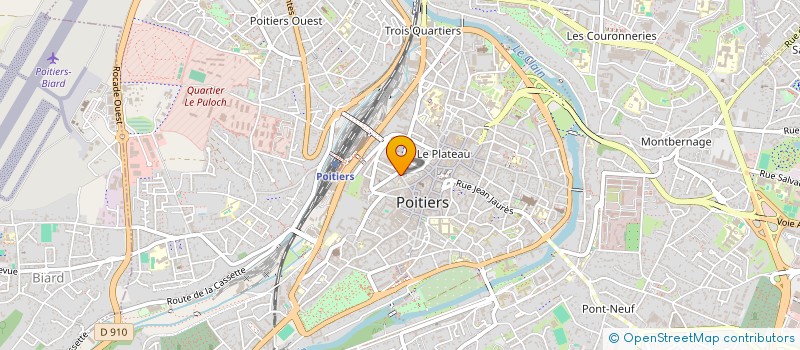 localisation de l'entreprise AMICALE HOTEL DE POLICE DE POITIERS à POITIERS