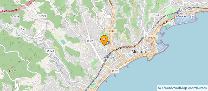 localisation de l'entreprise AMICALE ICAM 65  MENTON