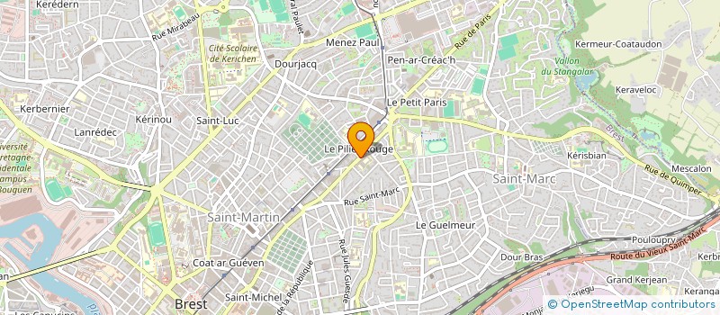 localisation de l'entreprise AMICALE INTERNATIONALE SAPONE à BREST