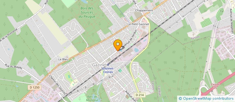 localisation de l'entreprise AMICALE IRSTEA BORDEAUX à CESTAS