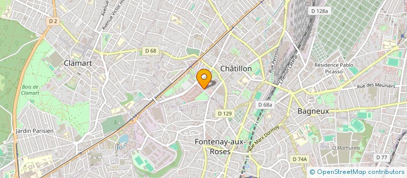 localisation de l'entreprise AMICALE ISRAELITE DE MONTREUIL à CHATILLON