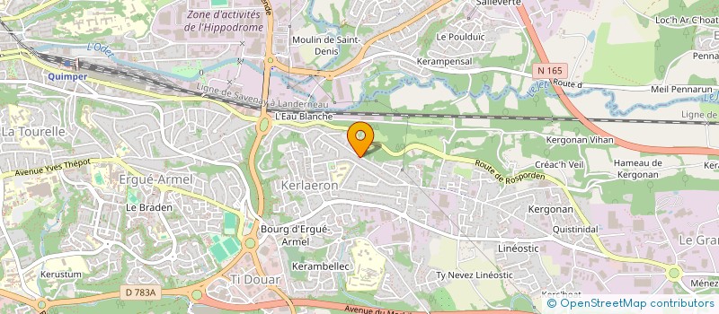 localisation de l'entreprise AMICALE ITALIA BRETAGNE à QUIMPER