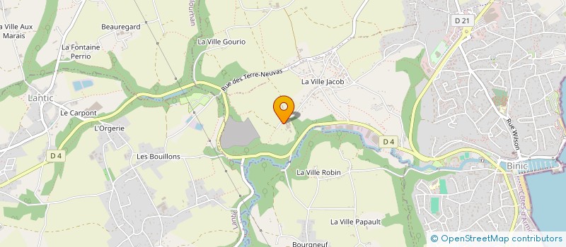 localisation de l'entreprise AMICALE JACOBINE  BINIC-ETABLES-SUR-MER