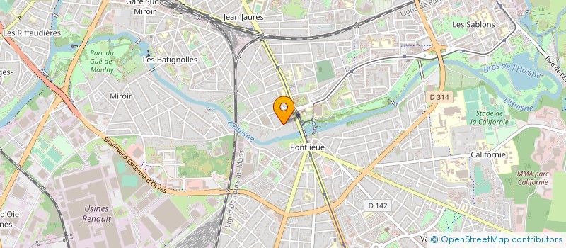localisation de l'entreprise AMICALE JALTAISE  LE MANS