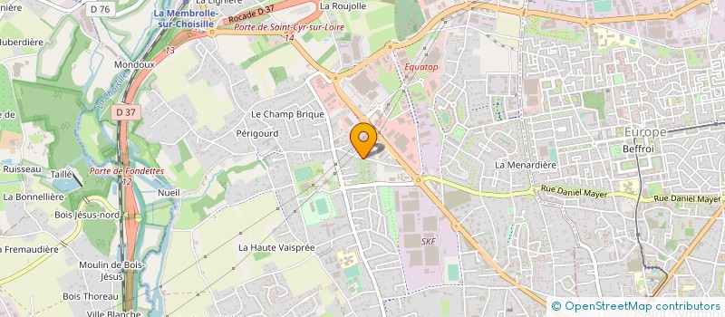 localisation de l'entreprise AMICALE JARDIN OUVRIER TRANCHE  SAINT-CYR-SUR-LOIRE