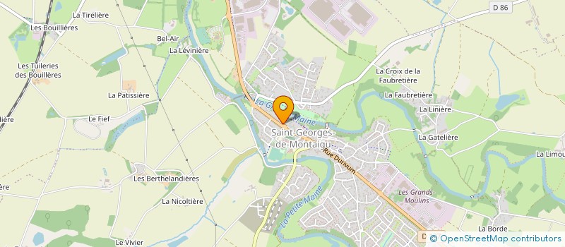 localisation de l'entreprise AMICALE JEANNE D'ARC à MONTAIGU-VENDEE