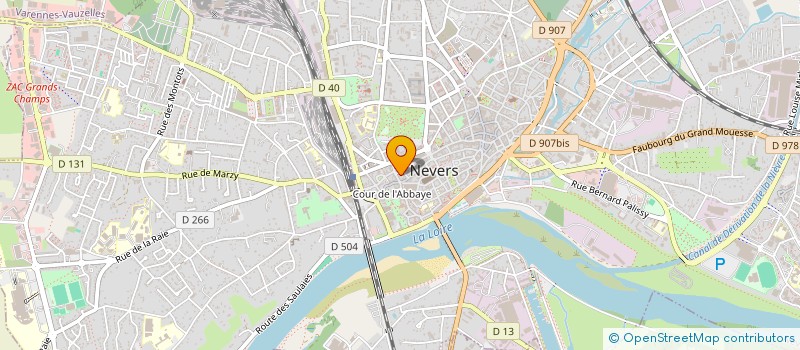 localisation de l'entreprise AMICALE JEUNESSE ET SPORTS 58 à NEVERS