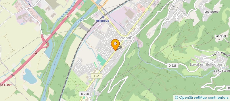 localisation de l'entreprise AMICALE JOYEUSE BOULE BRIGNOUD à VILLARD-BONNOT
