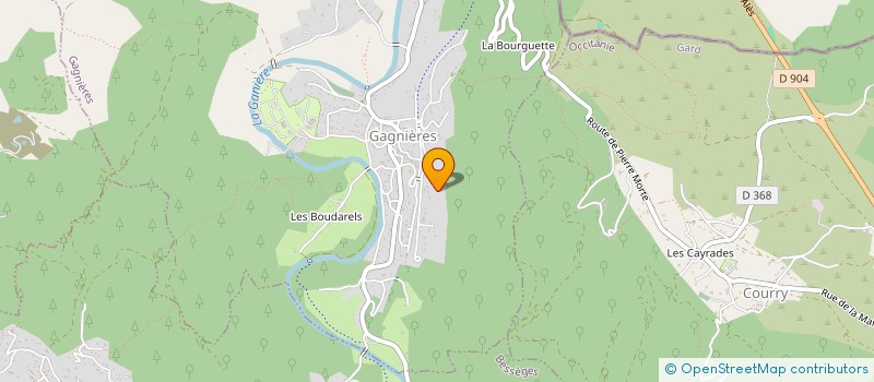 localisation de l'entreprise AMICALE JR DES CHASSEURS GAGNIEROIS - AMICALE JR  GAGNIERES