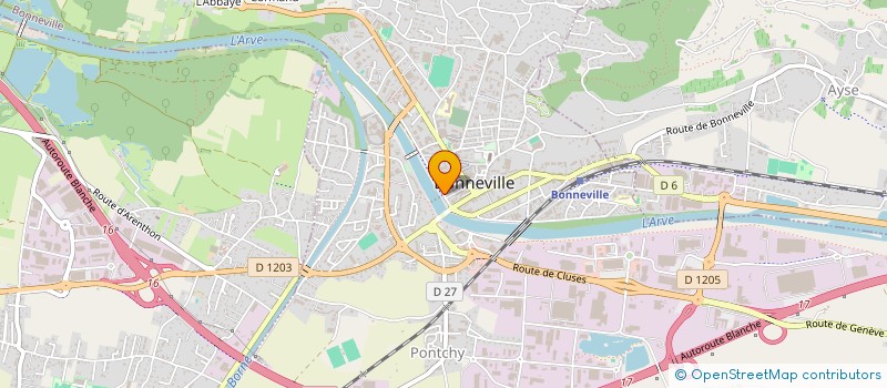 localisation de l'entreprise AMICALE JUDICIAIRE BONNEVILLOISE à BONNEVILLE