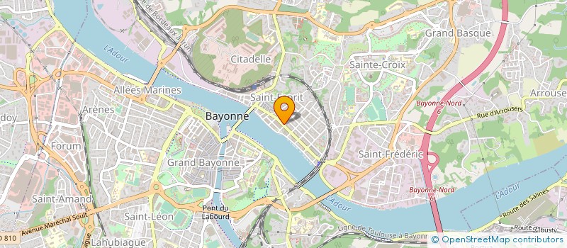 localisation de l'entreprise AMICALE JULES FERRY SAINT ESPRIT à BAYONNE