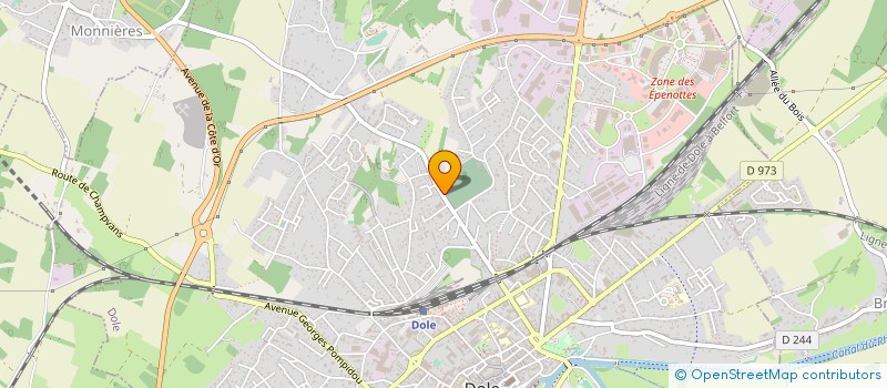 localisation de l'entreprise AMICALE JURASSIENNE DU CHIEN TERRE NEUVE à DOLE