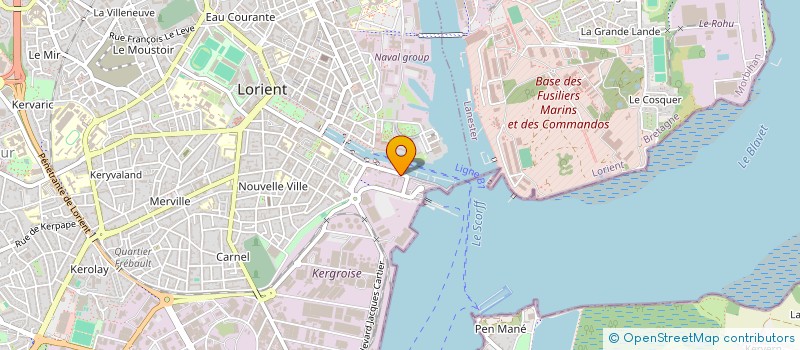 localisation de l'entreprise AMICALE KAN AN AVEL à LORIENT