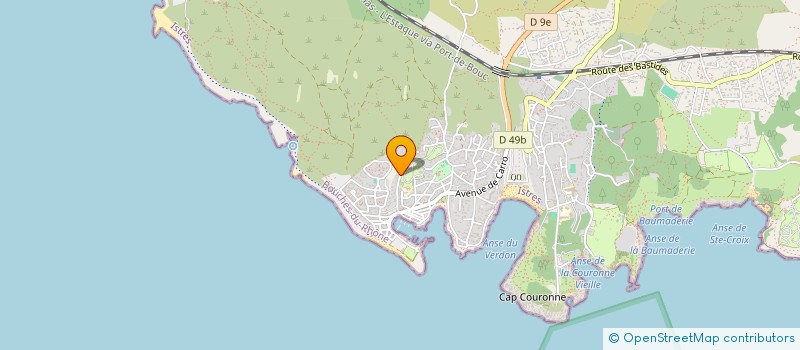 localisation de l'entreprise AMICALE LA COURONNE CARRO à MARTIGUES