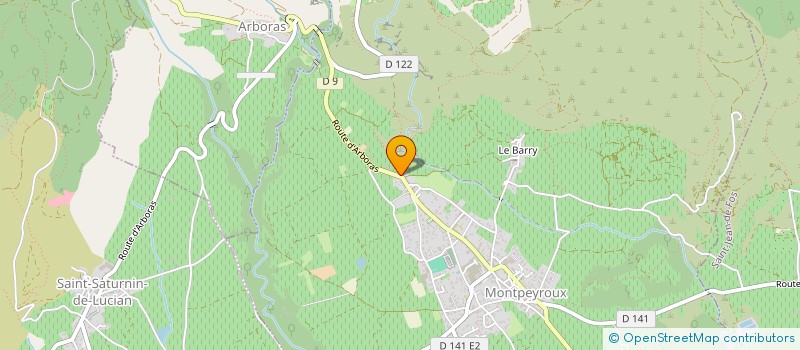 localisation de l'entreprise AMICALE LA MEILLADE à MONTPEYROUX