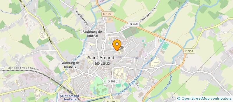 localisation de l'entreprise AMICALE LAIQUE à SAINT-AMAND-LES-EAUX