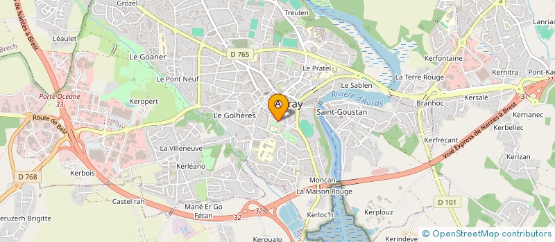 localisation de l'entreprise AMICALE LAIQUE à PLUNERET