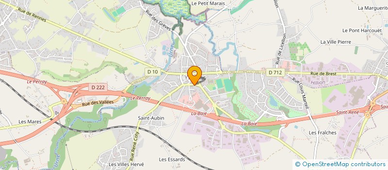 localisation de l'entreprise AMICALE LAIQUE à YFFINIAC