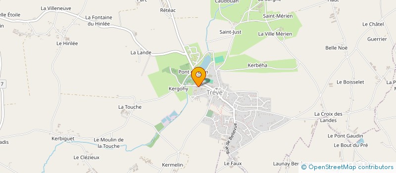 localisation de l'entreprise AMICALE LAIQUE à TREVE