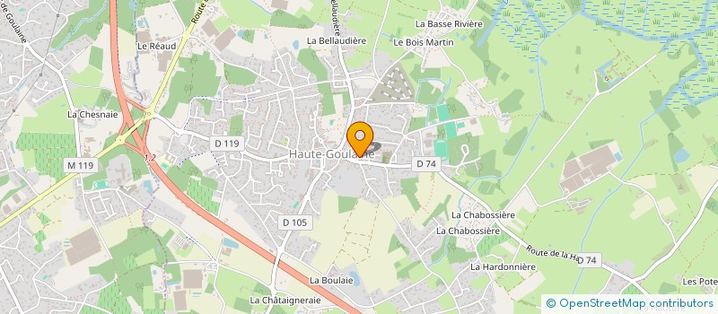 localisation de l'entreprise AMICALE LAIQUE à HAUTE-GOULAINE