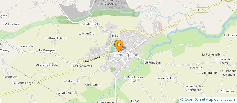 localisation de l'entreprise AMICALE LAIQUE à PLESTAN