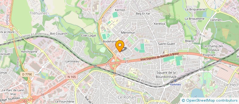 localisation de l'entreprise AMICALE LAIQUE à VANNES