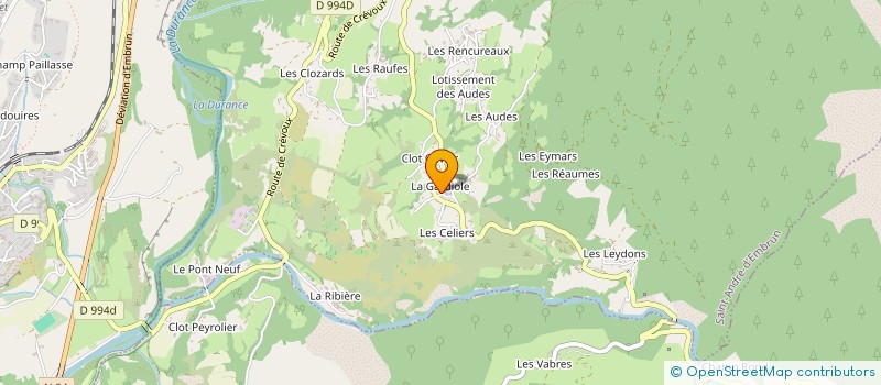 localisation de l'entreprise AMICALE LAIQUE à LES ORRES