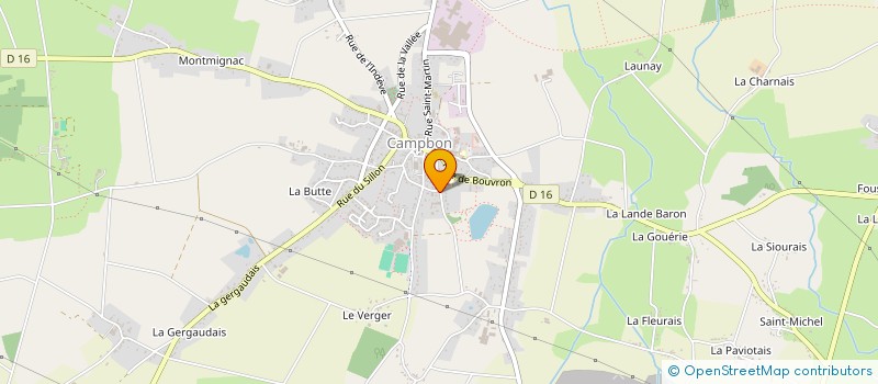 localisation de l'entreprise AMICALE LAIQUE à CAMPBON
