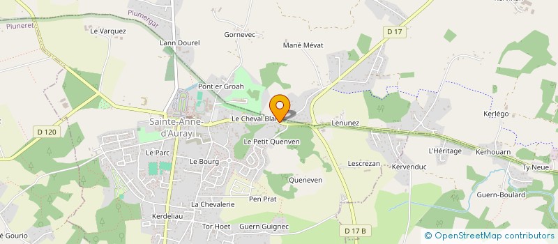 localisation de l'entreprise AMICALE LAIQUE  SAINTE-ANNE-D AURAY