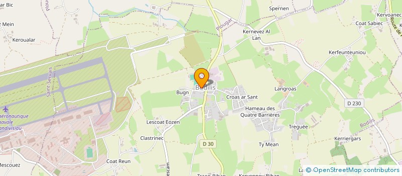 localisation de l'entreprise AMICALE LAIQUE à LAMPAUL-GUIMILIAU