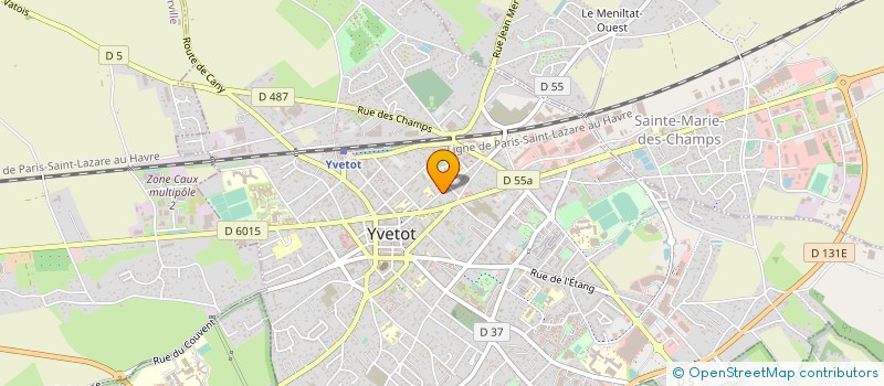 localisation de l'entreprise AMICALE LAIQUE à YVETOT