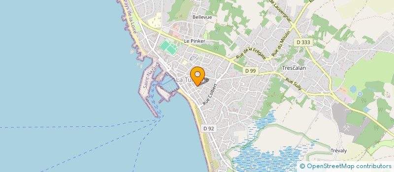 localisation de l'entreprise AMICALE LAIQUE  LA TURBALLE