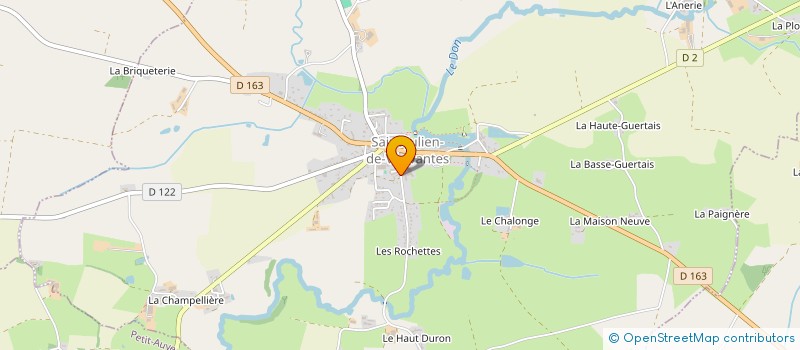 localisation de l'entreprise AMICALE LAIQUE à SAINT-JULIEN-DE-VOUVANTES