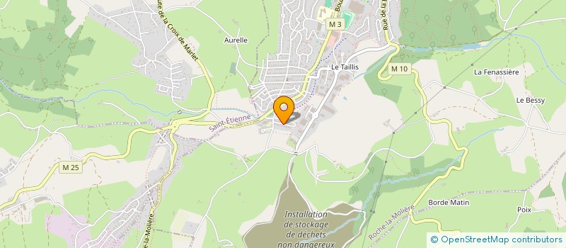 localisation de l'entreprise AMICALE LAIQUE  ROCHE-LA-MOLIERE