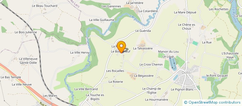 localisation de l'entreprise AMICALE LAIQUE  PLEDELIAC