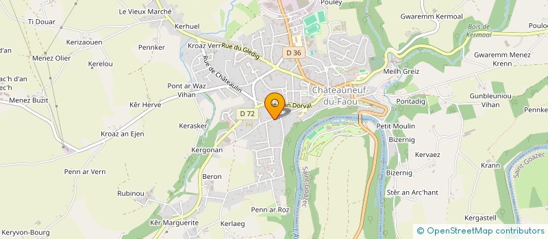 localisation de l'entreprise AMICALE LAIQUE  SAINT-THOIS