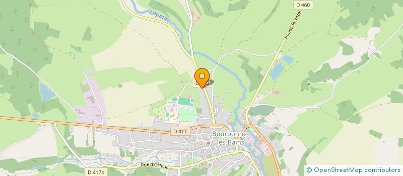 localisation de l'entreprise AMICALE LAIQUE à BOURBONNE-LES-BAINS