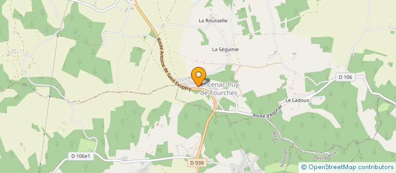 localisation de l'entreprise AMICALE LAIQUE  BRANTOME EN PERIGORD