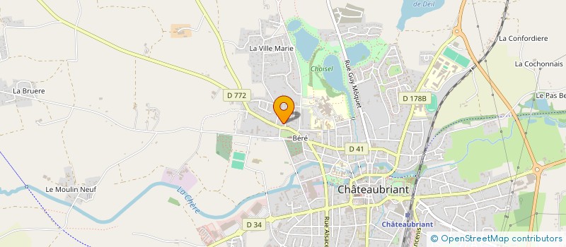 localisation de l'entreprise AMICALE LAIQUE  VILLEPOT