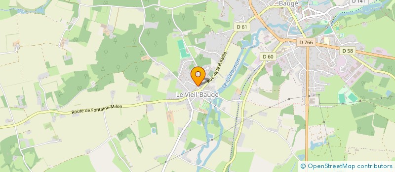 localisation de l'entreprise AMICALE LAIQUE à BAUGE-EN-ANJOU