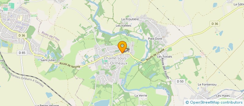 localisation de l'entreprise AMICALE LAIQUE à RIVES DE L'YON