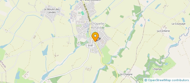 localisation de l'entreprise AMICALE LAIQUE  LES ACHARDS